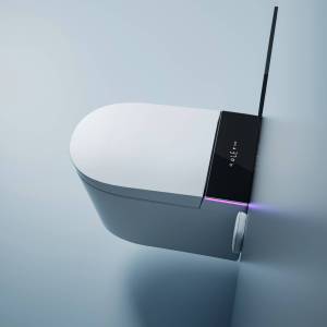 Thiết kế hiện đại tự động kéo dài chịu lực cao P-trap một mảnh <span class=keywords><strong>WC</strong></span> thông minh treo tường nhà vệ sinh treo tường nhà vệ sinh - Product Image 6