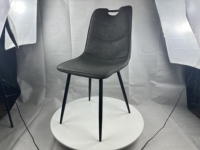 Chaise de salle à manger de luxe moderne haut de gamme, design élégant en cuir pour la maison, les loisirs, la table de salle à manger d'hôtel, style simple, chaises de restaurant
