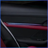 Kit de Actualización Interior con Panel de Iluminación Ambiental RGB Dinámico Efecto Cielo Estrellado para Porsche Taycan 2019-2026, Control por Pantalla de APP