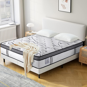 14 inch Vua Kích thước bộ nhớ bọt Nệm Nữ Hoàng Kích thước nệm chất lượng cao 12 inch Kích thước cuộn gói túi mùa xuân nệm - Product Image 1