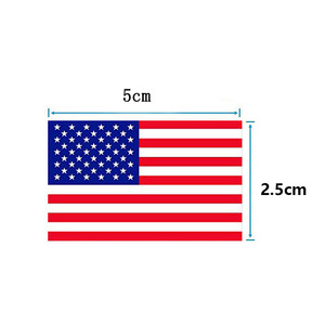 Pegatinas Adhesivas con Diseño de Bandera Americana de 2.5x5cm, Ecológicas, para Decoración de Eventos Deportivos, Diarios y Otros Usos - Product Image 2