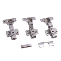 Charnière d'armoire dissimulée meubles Meaton hydraulique en acier inoxydable renversé Clip sur charnières à fermeture douce, charnière de meubles SG S