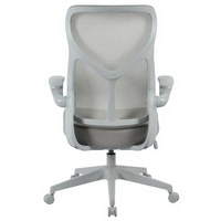 Chaise de bureau ergonomique Henglin Red Goddess pour filles, réglable en hauteur, confortable, non pliable, pour une utilisation prolongée à domicile
