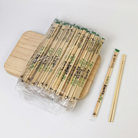 Tek kullanımlık bambu ahşap chopstickler sızdırmaz ambalaj makine