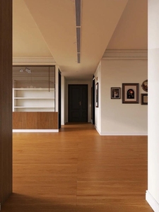 Piastrella in Ceramica Effetto Legno Grande Formato 200x1200mm per Hall di Hotel, Finitura Opaca, Resistente all'Usura, Facile da Pulire, Prezzo di Fabbrica - Product Image 4