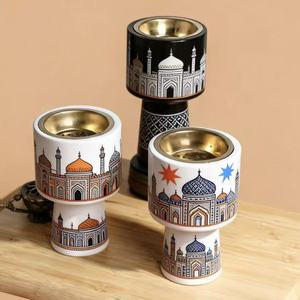 라마단 이슬람 선물 아라비아 아로마 디퓨저 아랍 부코르 향 홀더 홈 데코 - Product Image 1