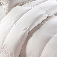 Vente chaude hôtel cinq étoiles Hilton White 95% duvet de canard confortable noyau de couette chaud peut être lavé avec de l'eau