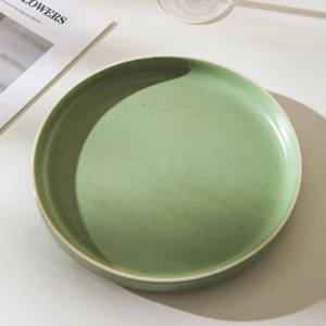 Conception mouchetée classique populaire vente en gros restaurant à domicile <span class=keywords><strong>holtel</strong></span> utilisé vaisselle en céramique mate ensembles d'assiettes vaisselle - Product Image 6