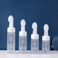 Usine En Gros Vide Cylindre Moussant Nettoyant Bouteille En Plastique Savon Pour Les Mains Soins De La Peau Pompe Bouteille Conteneur pour Les Soins Personnels