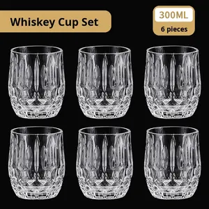 Ensemble de carafe en verre de cristal transparent classique européen fait à la main durable 1000ml pour vin liqueur bière whisky spiritueux - Product Image 6