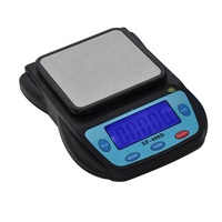 Balance de laboratoire compacte multifonctionnelle SF-400D, précision, pèse en grammes, carats, onces, livres pour la science avec adaptateur