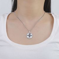 Collier Symbole Oiseau Spirituel Aztèque Myshape, Amulette Pendentif en Acier Inoxydable, Culture Maya, Puissance, Force et Courage