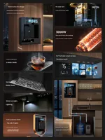 Dispensador de Agua Eléctrico Ultrafino de Acero Inoxidable Binpu Li, Frío y Caliente, Empotrado en la Pared, Purificador de Agua Potable Directo para Hotel