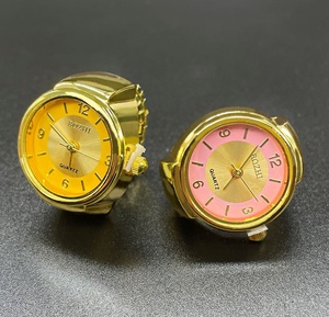 <span class=keywords><strong>Montre</strong></span> à doigt de luxe pour homme, plaquée or, en acier inoxydable, quartz analogique, étanche, mini-<span class=keywords><strong>montre</strong></span>, cadeau de luxe - Product Image 3