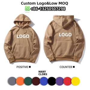 Capuchas Y Sudaderas De Hombre Personnalisé Brodé Gym Plussize Polyester Broderie Épais Français Terry À Capuche - Product Image 2