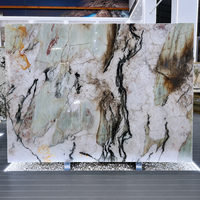 Dalle de quartzite Cristallo Tiffany de qualité supérieure pour plan de travail de cuisine, îlot, dessus de meuble-lavabo et pierre intérieure sur mesure