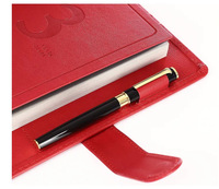 Carnet personnalisé avec logo sur mesure, 160 pages, en cuir PU, couverture rigide, avec poches pour cartes