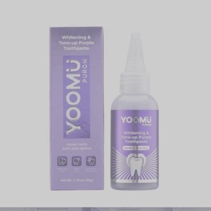 Dentifrice blanchissant violet Yoomu Puron 50g, haleine fraîche, soin buccal sûr et doux - Product Image 4