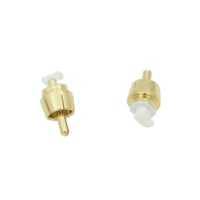Connecteur RCA plaqué or de bonne qualité connecteur mâle Rca pour les ventes personnalisé cuivre haut de gamme argent Rca mâle et femelle Plig