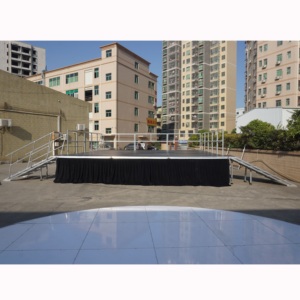 Cubierta de escenario móvil de boda de aluminio escenario portátil ligero - Product Image 6