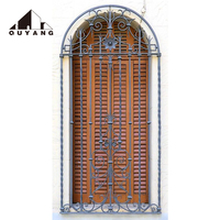 Grille de sécurité antivol moderne QUYANG en fer forgé pour fenêtre