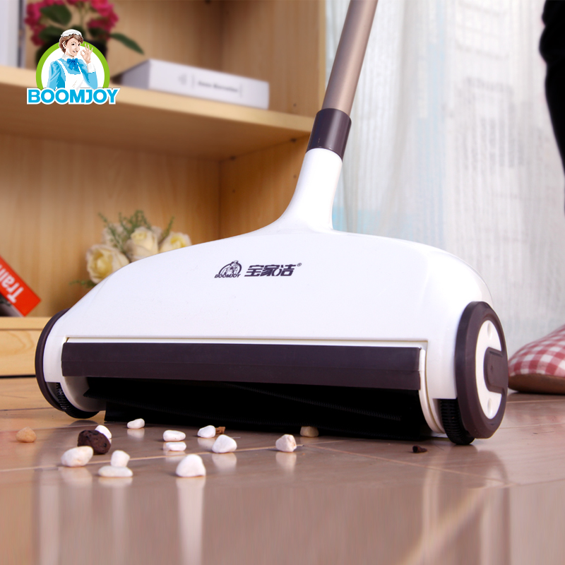 Boomjoy Hand Push Mop ES1 Magic Power Platte Bezem Veegmachine Mop Huishoudelijke Indoor Manual Floor Veegmachine Bezem Cleaner