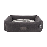 PEPPY BUDDIES Hochwertiges Geometrisches Dekoratives Sofa-Stoff-Rechteckiges Haustier-Hundebett Kissen Wendbar Abnehmbarer Bezug Modern Alles