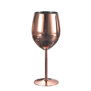 Verre à vin personnalisé en acier inoxydable doré incassable verre à vin de Champagne tasse à cocktail gobelet en métal - Product Image 6