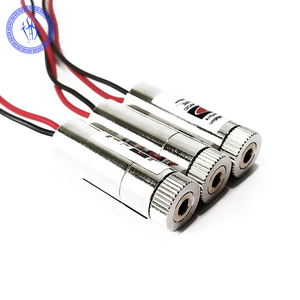 โฟกัส Red Dot Generator โมดูลเลเซอร์ไดโอดเลเซอร์ 650nm 5mW 5V เลเซอร์การจัดตำแหน่ง - Product Image 4