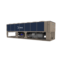 Refroidisseur modulaire Gree Midea 65kw 100kw 130kw R32 pour hôpital, équipement de climatisation, refroidisseur d'eau refroidi par air