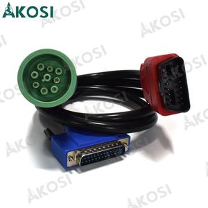 Cable de 9 pines + OBD para herramientas de servicio electrónico New Holland DPA5, herramienta de diagnóstico agrícola - Product Image 1