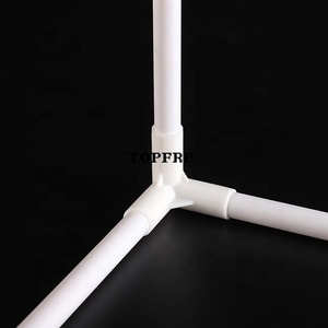 ข้อต่อท่อพลาสติกทรงกลมแบบสามทางคุณภาพสูงชนิดมุมฉาก - Product Image 2