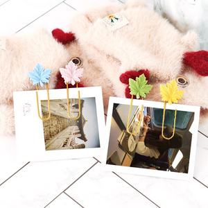 पत्ती पेपर क्लिप बुकमार्क पृष्ठ धारक ज्ञापन फोटो क्लिप - Product Image 2