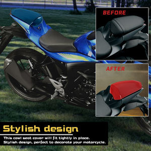 Pièces XXUN de housse de siège arrière de motos pour Suzuki <span class=keywords><strong>GSX</strong></span>-<span class=keywords><strong>S</strong></span> / <span class=keywords><strong>GSX</strong></span>-R <span class=keywords><strong>125</strong></span> 2017-2023 <span class=keywords><strong>GSX</strong></span>-<span class=keywords><strong>S</strong></span> / <span class=keywords><strong>GSX</strong></span>-R 150 2018-2020 - Product Image 3
