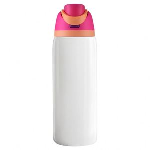 Gobelet à fruits personnalisé par sublimation de 32 oz, gobelet portable avec paille, couvercle à double ouverture et bouteille d'eau à isolation thermique - Product Image 6