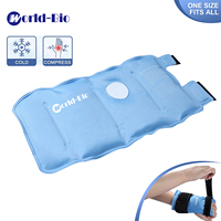 WORLD-BIO Enveloppe de glace pour poignet, compresse réutilisable chaude et froide en gel pour la tendinite et le syndrome du canal carpien, coussinets rafraîchissants pour la thérapie de la main et du poignet