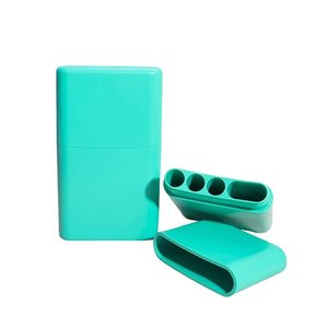 Bán buôn biểu tượng tùy chỉnh nhựa di động không thấm nước thuốc lá trường hợp, 1 nhẹ hơn chủ 3 cones cho thuận tiện thuốc lá thuốc lá trường hợp - Product Image 4