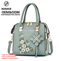 Sac à bandoulière en PU pour femme, style vintage, étanche, avec fermeture éclair, logo personnalisé, chaîne de verrouillage, léger, pour voyage, vente en gros