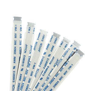 Haute qualité AWM 20624 80C 60V 0.5mm pas 10pin 100mm longueur faisceau de câbles plats flexibles pour l'utilisation d'appareils électroniques Ffc - Product Image 4