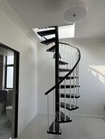 Escalier en spirale sur mesure, escalier personnalisable pour maison, balcon, grenier, certifié CE