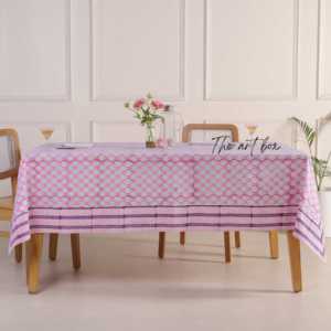 Tissu en coton imprimé à la main indien Beau textile pour couvertures de table à manger et accents de maison OEM ODM disponible en Inde - Product Image 3