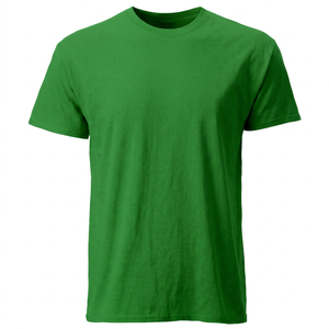 เสื้อยืดคอกลมแขนสั้นผู้ชาย ผ้าฝ้าย 100% 120 กรัม ระบายอากาศได้ดี เป็นมิตรกับสิ่งแวดล้อม ป้องกันรอยยับ ป้องกันการเป็นขุย ป้องกันการหดตัว ทรงปกติ - Product Image 2