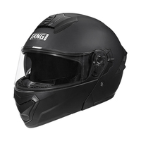 Casque de moto modulable rabattable BYB/RNG M-Black BY-F108 en ABS de haute qualité