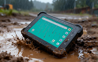 Tableta Robusta 3Rtablet de 7 Pulgadas para Vehículos, Android 13, Monitoreo Multicámara, CAN Bus, Telemática, Rastreo GPS para Seguridad en la Conducción