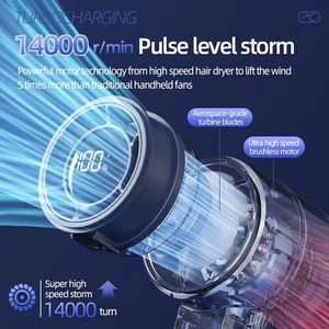 Ventilador de Mano de Alta Velocidad con Tres Velocidades Ajustables, Gran Potencia de Viento, Viento Giratorio Tipo Huracán, Ventilador Portátil con Carga USB, Ventilador de Bolsillo - Product Image 6