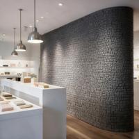Panneau mural en pierre flexible, installation facile, texture naturelle, décoration intérieure et extérieure, carrelage souple, pierre étoilée lunaire