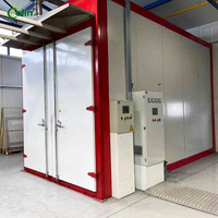 Grand four de durcissement de peinture de revêtement de poudre de gaz électrostatique industriel 8 mètres