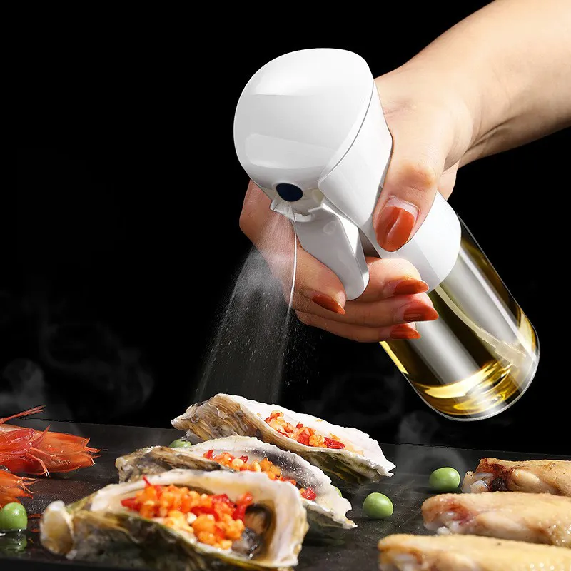 Olive Oil Sprayer Bottle Baking Barbecue Mist Sprayer Kitchen Cooking Vinegar Oil Dispenser for Air Fryer BBQ Picnic Tools