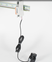 Compteur d'énergie monophasé Acrel ADL200N-CT/D10 80A avec CT à noyau divisé Modbus-RTU, affichage LCD sur rail DIN pour armoire de distribution électrique