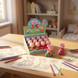 Trottinette à air comprimé Peppa Pig, jouet en TPE à presser, jouet portable pour enfants de 2 à 4 ans - Product Image 6